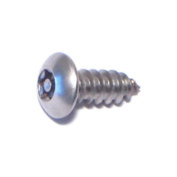 Midwest Fastener Sheet Metal Screw, #10 x 1/2 in, 18-8 Stainless Steel Round Head Torx Drive, 15 PK 77741 - main